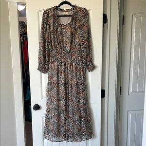 Roolee Multicolor Long Sleeve Dress